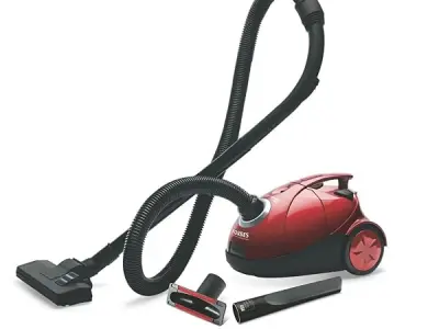 Eureka Forbes Quick Clean DX Vacuum Cleaner with 1200 Watts Powerful Suction Control, 3 Free Reusable dust Bag Worth Rs 500, Comes with Multiple Accessories, Dust Bag Full Indicato