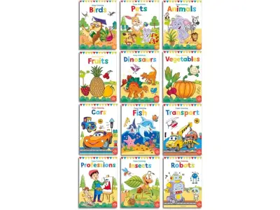 Colouring Books | Pack Of 12 Copy Colour Books For Children | Premium Paper Quality | Wonder Ho