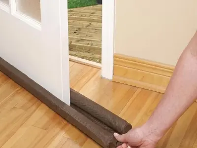 VOOY Door Bottom Sealing Strip Guard for Home | (39 inches Pack of 3) | Door Stoppers | Door Seal | Door Closers | Sound-Proof Reduce Noise Energy Saving Weather Stripping | Waterp