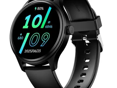 boAt Lunar Discovery Neo, 1.39" (3.5 cm) Round HD Display, Premium Metallic Finish, Animated Watchfaces, 100+ Sports Mode, Bluetooth Calling, Smart Watch for Men & Women (Active Bl