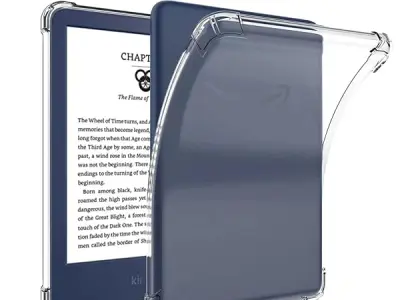 SFFINE Clear Case for 6" All New Kindle 11th Generation 2022 Release (NOT FIT Kindle Paperwhite/Oasis),Thin Slim Soft Flexible Silicone Gel Rubber Back Cover Skin for Kindle 11th G