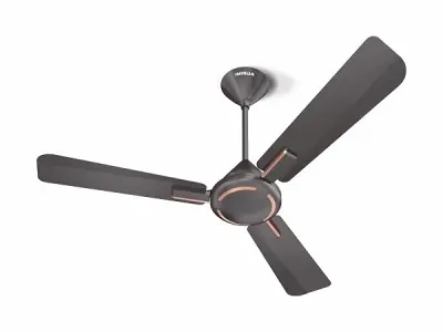 Havells 1200mm Ambrose Energy Saving High Speed Ceiling Fan|Premium Finish, Deco.Fan, Elegant Looks, High Air Delivery| |2 Yr Warranty by Brand | (Pack of 1, Copper)