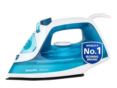 Philips DST0820/20 Steam Iron | World no. 1 Ironing Brand, 15 gm/min Steam Output with Spray, Multilayer Coated Non-stick Soleplate, 1250 W Quick Heat Up