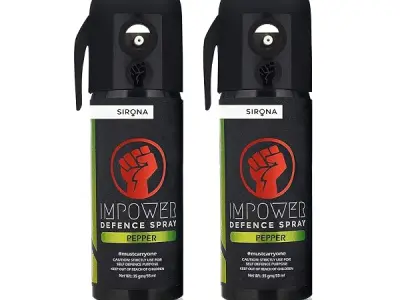 IMPOWER Self Defence Pepper Spray for Woman Safety - 55 ML (Pack of 2)