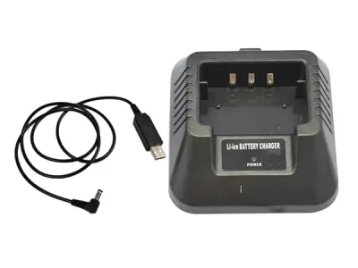 GUDMART® USB Charger Adapter for for Baofeng 5R Dm 5R Bf F8+ Bf F8 Ham Radios