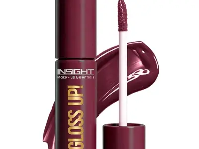 INSIGHT Gloss Up Lip Color - Cocoa Delight | High-Gloss Finish | Non-Transfer | Smudge Proof | Rich Pigmentation | Lightweight, Long-Lasting Formula | All-Day Comfortable Wear (4g)