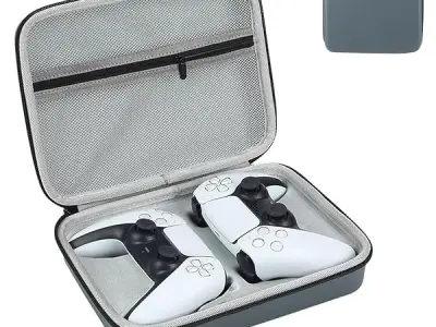 OIVO INDIA Dual Controller Remote Hard Carry Cover Compatible for PS5/PS4/XBOX Water-Resistant Travel Carry Case