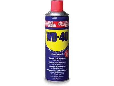 WD-40 Multipurpose Spray, Rust Remover, Cleans Bike Chains, Hinge Lubricant, Loosens Jammed Par