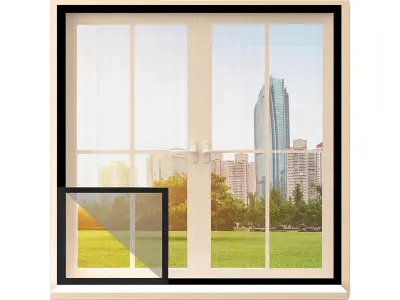 Classic Mosquito Net for Windows | 120X90 cm | 120 GSM Fiberglass Mesh |Pre Stitched Window Net