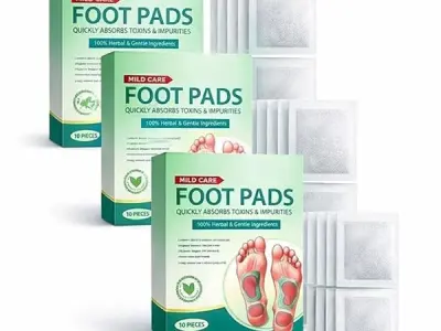Foot patch (pack of 3) Herbal And Gentle Ingredient Detox Foot Pads, Natural Ingredients for Sleep Aid, Pain Relief, Toxin Removal with Bamboo Vinegar and Acupoint Micro-Massage Te