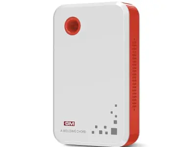 GM 4008 Strio Stereophonic Ring Doorbell, Wall-Mounted Ding Dong Bell, Soothing Chime Suitable for Hotel Rooms and Homes. (Pack of 1)