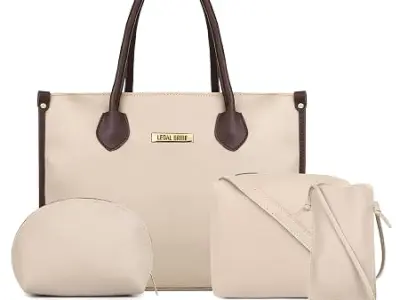 LEGAL BRIBE Textured Tote Bag Combo Of 4