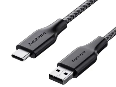 Ambrane Unbreakable 60W Type-C to Type-C Fast Charging Cable (1.5m)