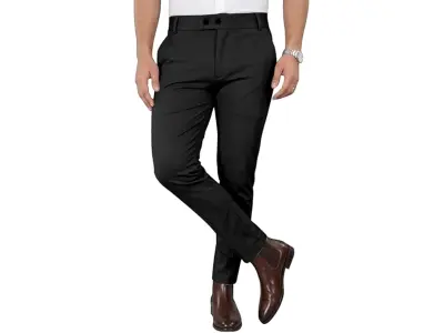 Mehrang Men's Stretchable Stretchable Formal Pant Trousers | Stylish Slim Fit Men's Wear Trouse