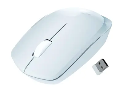 Zebronics Freego Wireless Mouse, 2.4GHz, 3200 DPI, Blue | 3 Buttons, USB Nano Receiver, On/Off Switch, Power-Saving Mode, Works on Most Surfaces