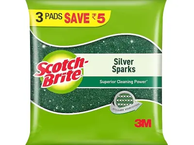 Scotch-Brite Silver Sparks Pad_3s Pack