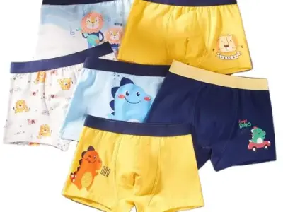 TEDDYIFY Boy's Soft Cotton Briefs Baby Toddler Kids Underwear Various Cute Patterns Cotton Boyshort Underwear (Multicolor)