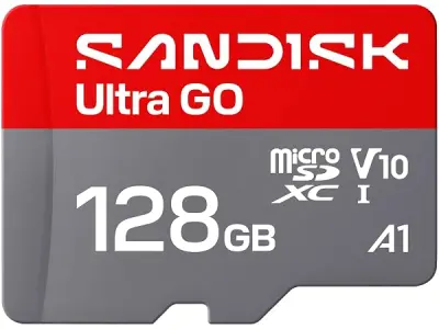 SANDISK 128GB Ultra Go microSD Card UHS-I