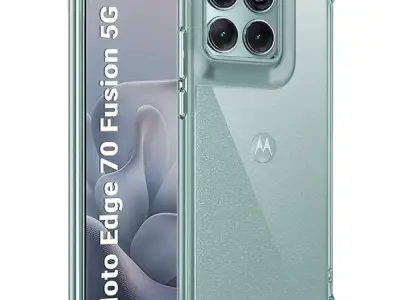 TheGiftKart Crystal Clear Back Cover Case for Motorola Moto Edge 70 Fusion 5G