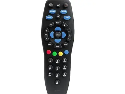 7SEVEN® Compatible with Tata Sky Set Top Box Remote Control for HD and SD DTH Receiver Non-Voice Replacement Remote for Tata Dish Setup Box Match Each Keys Exactly with Existing Re
