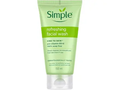 Simple Kind To Skin Refreshing Facial Wash 150ml