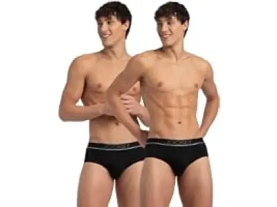 Jockey 8037 Men Super Combed Cotton Solid Brief with Ultrasoft Waistband_(Pack of 2)