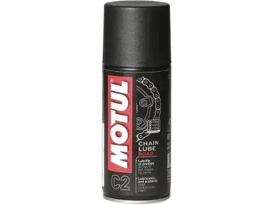Motul C2 Motorcycle Chain Lube | Advanced Lubrication Spray for Bike Chains | Protects Against