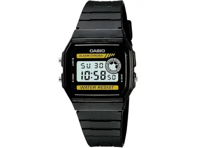 Casio Resin Youth Series Digital Grey Dial Black Strap Unisex Watch - F-94Wa-9Dg(D053)