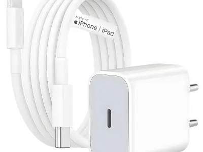 RAVIAD 20W Original (MFi-Certified) Super Fast Charger Adapter & Lightning Cable, Compatible with iPhone 14/14 Plus/14 Pro/14 Pro Max/13/12/11/X/8/7 Series, Fast Charging PD Wall C