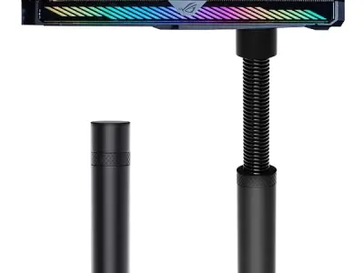 Aivalas GPU Support Bracket, Graphics Video Card Brace with Height Adjustable, Anti Sag Holder for Universal Graphics Card Sag, GPU Stand with Magnet and Rubber Pad (Black)