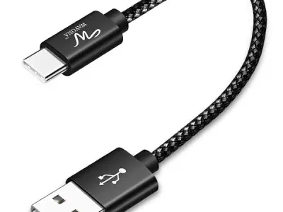 Wayona USB Type C Short 65W/3A Fast Charging Data Cable for Powerbank, Android Auto, Apple CarPlay, Samsung Galaxy S24, S23, S22, S21, S20, iPhone 15, 15 Pro, 15 Pro Max, 15 Plus (