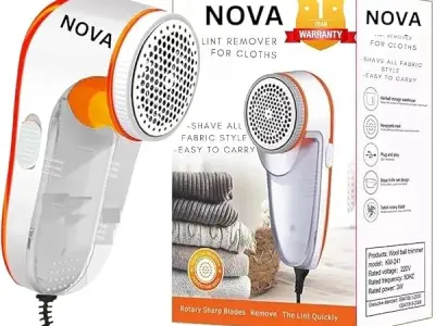 NOVA Lint Remover for Clothes & Fabric Shaver for Woolen Clothes & Lint Shaver | 1 Year Warranty | ‎