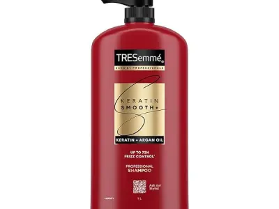 Tresemme Keratin Smooth Shampoo,With Keratin And Argan Oil For Smoother And Shinier Hair, 1 Ltr