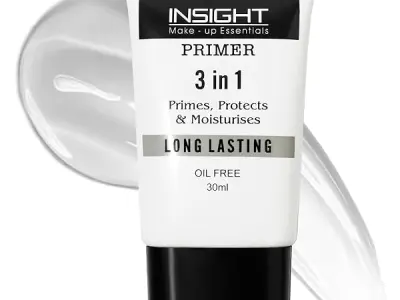 INSIGHT 3-in-1 Primer | Matte Finish | Primes, Protects & Moisturizes | Oil-Free with Pore Blurring | Long-Lasting Formula | For All Skin Types | 30ml