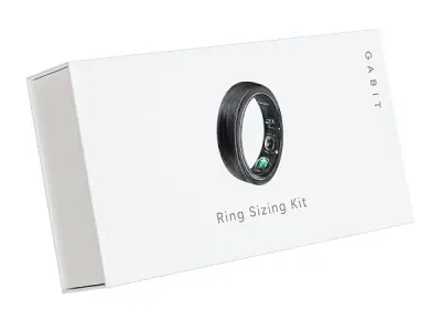 Gabit Smart Ring Sizing Kit | Size First Before You Buy | Includes 8 Sample Ring Sizes for Men, Women