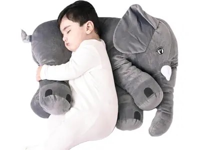DearJoy Big Size Fibre Filled Stuffed Animal Elephant Soft Toy for Kids of Plush Hugging Soft T