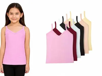 Prime Knits Cotton Girls Slips (Pack of 6)