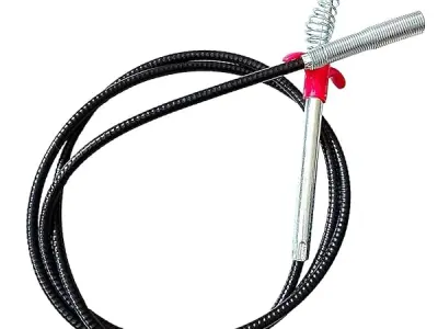 Zestzen Stainless Steel Drain Pipe Cleaning Spring Stick, Hair Catching Claw Wire, Sink Sewer Clog Dredge Remover, Basin Cleaner, Flexible Grabber Pickup Tool, Retractable Cable (5
