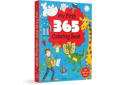My First 365 Coloring Book | Jumbo Coloring Book For Kids (With Tear Out Sheets)