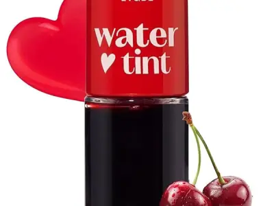 ETUDE Dear Darling Water Gel Luminous Lip & Cheek Tint| Long Lasting, Waterproof, Smudgeproof |Korean Makeup|Shade-02,Cherry Ade-9ml