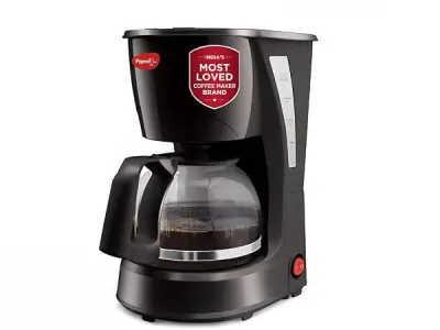 Pigeon Brewster Coffee Maker, 600 Watt, 4 Cups Drip Coffee maker (Black)