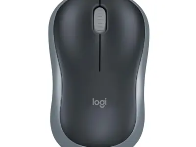 Logitech M186 Wireless Mouse, 2.4GHz with USB Mini Receiver, 3 Years Battery Life, 1000 DPI Optical Tracking, Ambidextrous, Compatible with PC, Mac, Laptop