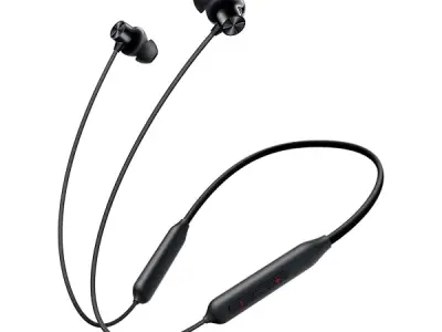 Original Bluetooth Neckband Compatible with Oneplus Bullets True Wireless Z2 ANC Neckband Black Color 45dB Hybrid ANC, 12.4mm Drivers, 30 Hours Battery, Fast Charging [Black]