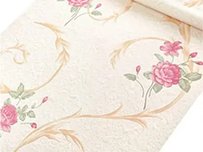 HOMEMATES Self-Adhesive Wallpaper Waterproof Old Furniture Vinyl Stickers Wooden Door Wardrobe Desktop PVC Wall Papers 45 X 304 CM (Rose Pink Floral)