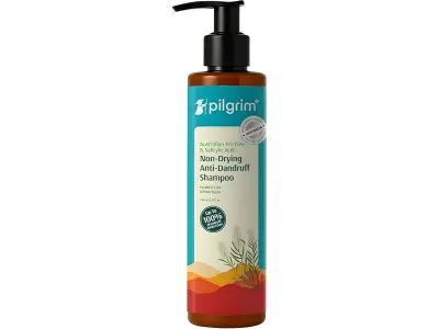 Pilgrim Australian Tea Tree Non-Drying Anti-Dandruff Shampoo - 200ml | Salicylic Acid, Reduces