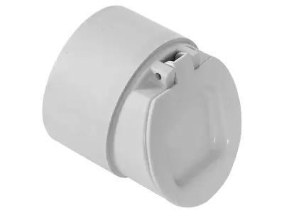 TAXAN 4 inch (110 mm) PVC Drain Backflow Valve Heavy-Duty Non-Return Water Valve with Strainer Cap | Premium Anti-Rat, Anti-Cockroach & Anti-Snake Stopper | Ideal for Bathroom