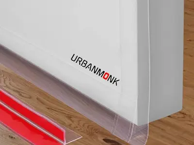 URBANMONK T-Shape Silicon Door Bottom Sealing Strip | Window Sealing Strips for Gap | Door Bottom Sealing Strip Guard | Protector from Cockroach, Insect, Bugs, Air & Dust | (Transp