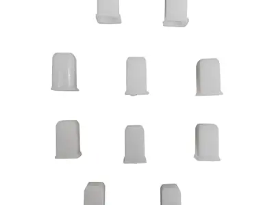 Ausam Jaquar Type Diverter Handle Bush for Mixer Tap | Brushed Handle Cap Replacement | Bathroom Faucet Spare Part | Durable Easy Fit | White | Pack of 5