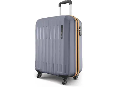 Safari Genius Alley 55cm Cabin Trolley Bag Hard Case Polypropylene, 4 Spinner Wheels, 360 Degre