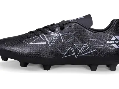Nivia Carbonite 7.0 Football Stud for Men, TPU Sole with Synthetic Leather Upper, Die Cut Light
